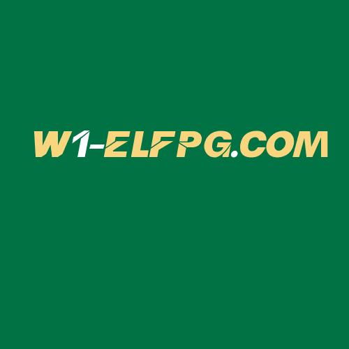 Logo da W1-ELFPG